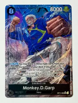One Piece Monkey D. Garp (Alt Art) OP11-095 (Fist Of Divine Speed) English Egawa - Image 1