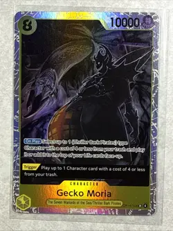 Gecko Moria Foil OP14-104 The Azure Sea's Seven One Piece English NM-Mint - Image 2