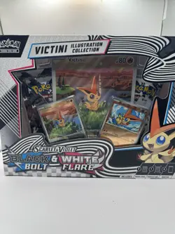 Pokemon TCG Scarlet & Violet: Unova Victini Illustration Collection New Sealed - Image 1