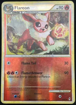 Flareon 44/95 Call of Legends Reverse Holo Rare Pokemon 2011 MP - Image 1