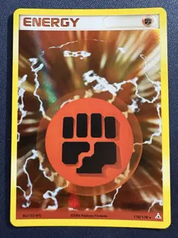 Fighting Energy 110/110 Pokemon 2006 Holon Phantoms Holo Rare LP - Image 1