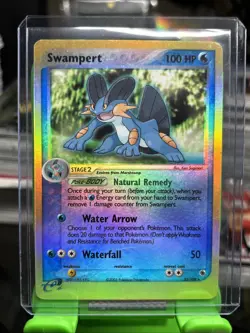 Pokemon TCG Swampert EX Ruby & Sapphire 23/109 Reverse Holo Rare LP - Image 2