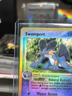 Pokemon TCG Swampert EX Ruby & Sapphire 23/109 Reverse Holo Rare LP - Image 3