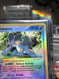 Pokemon TCG Swampert EX Ruby & Sapphire 23/109 Reverse Holo Rare LP - Image 4
