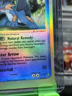 Pokemon TCG Swampert EX Ruby & Sapphire 23/109 Reverse Holo Rare LP - Image 5