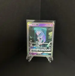 Mewtwo GX 082/072 Shining Legends Full Alt Art SR Korean Card Used - Image 1