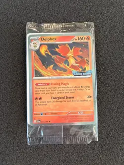 Delphox 013/086 Stamped Promo SEALED Chaos Rising Pokemon Card - Image 1