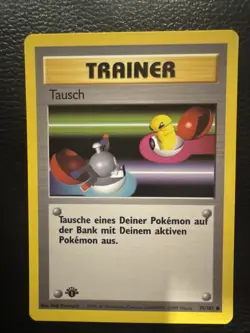 Pokemon TCG Switch Base Set Trainer 1st Edition Common Card 95/102 - Image 1
