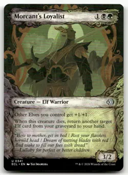 Morcant's Loyalist (Showcase) #341 (NM) Lorwyn Eclipsed ECL Magic MTG - Image 1