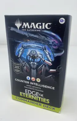 Edge of Eternities Commander Deck - Counter Intelligence MTG Brand New Sealed - Image 2