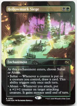 Hollowmurk Siege (Borderless) *Foil* TDM 387 NM - Image 1