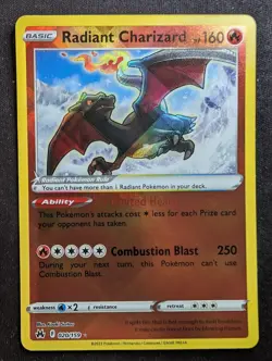 Radiant Charizard - 020/159 - Radiant Rare - Crown Zenith (Pokemon) - Image 1