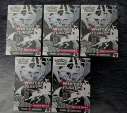 5x Pokemon TCG White Flare Booster Bundle - Image 1