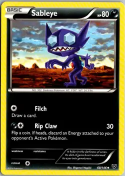 Sableye Pokemon XY 68/146 LP - Image 1