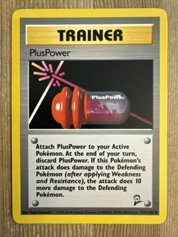 Pokemon TCG PlusPower Base Set 2 113/130 Regular Unlimited Uncommon VLP - Image 1