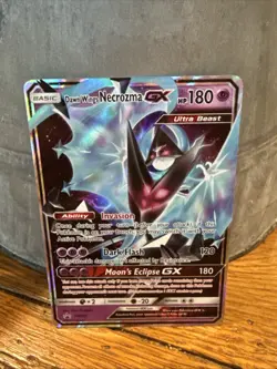 Pokemon TCG Dawn Wings Necrozma GX Full Art Holo Black Star Promos SM101 - Image 1