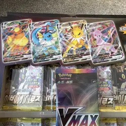 🇬🇧 Pokemon TCG VMAX Korean Eevee Heroes Special Set New 16 Booster Packs/Promo - Image 2
