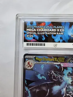 Pokemon TCG Mega Charizard X Ex 125/094 Phantasmal Flames ACE 10 Perfect Sub - Image 3