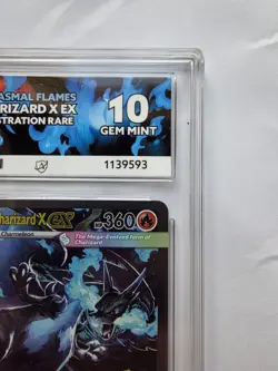 Pokemon TCG Mega Charizard X Ex 125/094 Phantasmal Flames ACE 10 Perfect Sub - Image 4