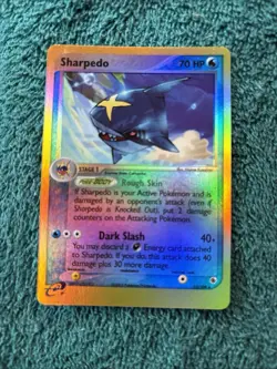 Pokemon TCG Sharpedo 22/109 Ruby & Sapphire E-Reader Reverse Holo Rare - LP - Image 1