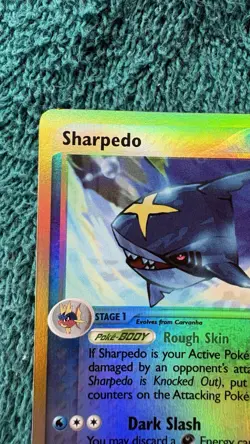 Pokemon TCG Sharpedo 22/109 Ruby & Sapphire E-Reader Reverse Holo Rare - LP - Image 4