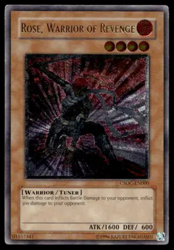 Yu-Gi-Oh TCG Crossroads of Chaos #CSOC-EN000 Rose, Warrior of Revenge UTR - Image 1