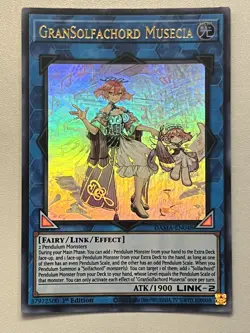 Yugioh DAMA-EN048 Gransolfachord Musecia – Ultra Rare 1st Edition - Image 1