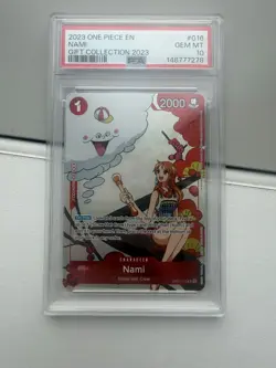 2023 One Piece Gift Collection Nami Op01-16 PSA 10 - Image 1