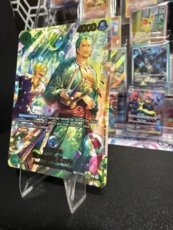 Roronoa Zoro One Piece Azure Sea’s Seven PRB 02-006 Foil Alternate Art Bubble SP - Image 3