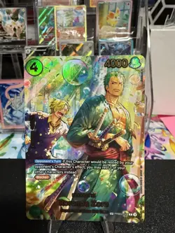 Roronoa Zoro One Piece Azure Sea’s Seven PRB 02-006 Foil Alternate Art Bubble SP - Image 4