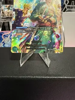 Roronoa Zoro One Piece Azure Sea’s Seven PRB 02-006 Foil Alternate Art Bubble SP - Image 5