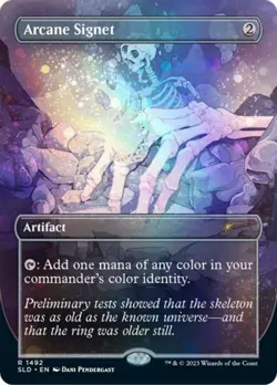 Arcane Signet (1492) (Galaxy Foil) -Foil Near Mint MTG Secret Lair - Image 1