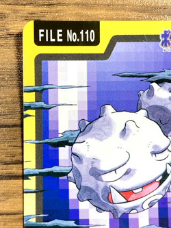Pokemon Carddass Card Weezing File No.110 Bandai Pocket Monsters 1997 Japan - Image 3