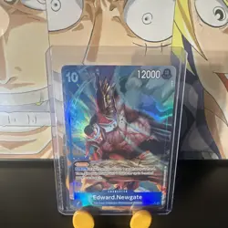 Bandai One Piece Card Game Edward Newgate OP13-042 SR Alt Art Foil - Image 1