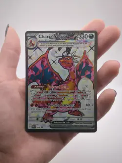 Charizard ex 056 Sv: Scarlet & Violet Promo Card Full Art NM - Image 1
