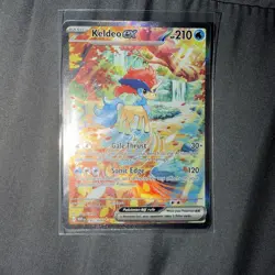 Keldeo EX 167 | Pokemon Card | Full Art | Near Mint | Authentic - Image 1