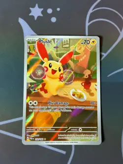 Plusle - 193/182 - Paradox Rift - Illustration Rare NM TCG Pokemon Card - Image 2