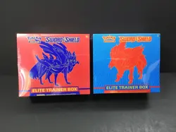 Pokemon Sword and Shield ETB Elite Trainer Box - Set Of 2 - New Factory Sealed - Image 1