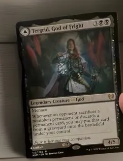 Tergrid God of Fright double sided creature and artifact mtg Kaldheim LP - Image 1