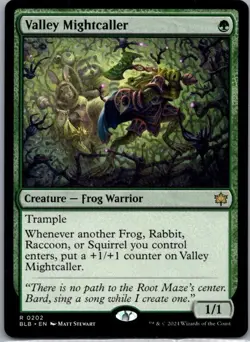 #202 Valley Mightcaller Bloomburrow Rare - Image 1