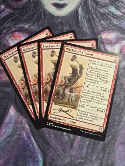x4 NM (Playset) Blacksmith's Talent, MTG, Bloomburrow, Magic the Gathering, 125 - Image 1