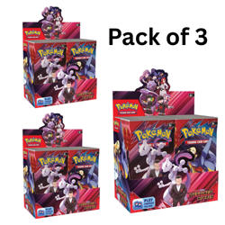 3 pack Pokemon TCG Scarlet & Violet Destined Rivals Booster Display Box 108Packs - Image 1