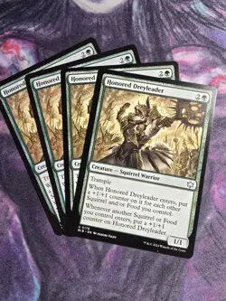 HONORED DREYLEADER x4 mtg NM-M Bloomburrow 4 Unc - Image 1