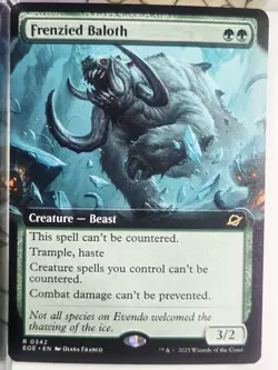 Frenzied Baloth (Extended Art) Edge of Eternities Regular MTG - Image 1