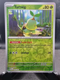 Pokemon TCG - Reverse Holo Turtwig 10/162 - Temporal Forces - Image 1