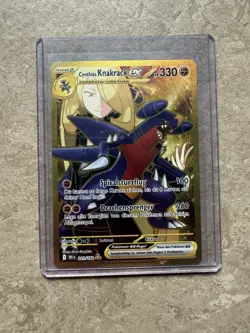 Pokemon Karmesin & Purpur – Cynthias Knakrack ex 241/182 Gold Secret Rare DE - Image 1