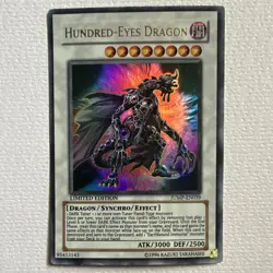Yu-Gi-Oh! Hundred-Eyes Dragon Synchro Ultra Rare Holo Limited JUMP-EN039 - Image 1