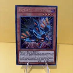 Yugioh Raidraptor - Rudder Strix BLLR-EN014 Ultra Rare 1st Edition NM - Image 1