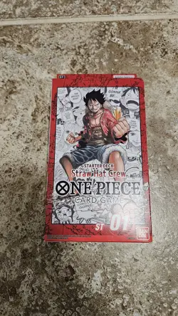 Bandai One Piece ST-01 Starter Deck 50 Cards, English, Sealed - Image 1