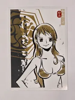 Nami Panini One Piece 15 Treasure Box Base Power Card NM - Image 1